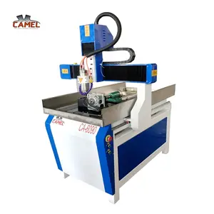 Giá thấp cho Lạc Đà CNC 6090 gỗ Router máy móc chế biến gỗ 3D CNC Máy Khắc gỗ với trục quay