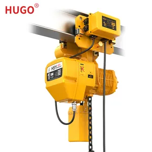 380v 5ton 10ton 6m 9m Remote Control Single Chains Fixed Type Trolley Electric Chain Hoist