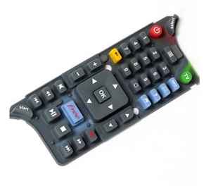 Interruptor de membrana de teclado de goma de silicona personalizado de fábrica OEM ODM moldeado de control remoto electrónico de PVC incluye molde de corte - Product Image 4