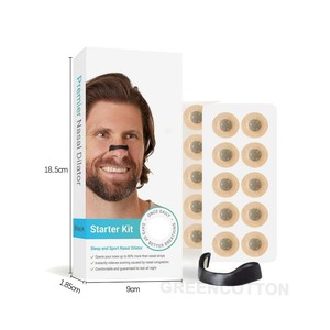 Tiras Nasales Magnéticas Personalizadas con Logotipo, Expansor Nasal para la Respiración, Tiras de Ventilación Deportiva para la Congestión Nasal, Herramienta para Dejar de Roncar - Product Image 2