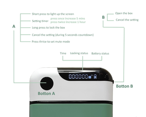 2023 thiết kế mới kích thước nâng cấp điện thoại khóa hộp thời gian khóa hộp cho iPhone và, ngăn chặn trẻ em, sinh viên, người lớn quá mức trò chơi - Product Image 5