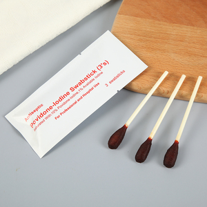Hoogwaardige Povidon-Jodium Swab Stick Triple Pack Voor Effectieve Wondreiniging En Infectiepreventie - Product Image 4