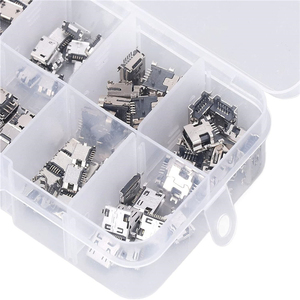 50PCS/100PCS 10 Specifications Micro Female <strong>USB</strong> Box <strong>MINI</strong> Android Phone Charging Tail Plug - Product Image 4