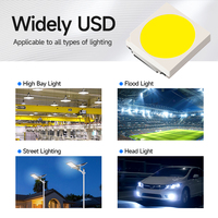Diode LED 250lm/W Ra70 Haute Efficacité 52V 15mA 4000K, Puce LED 5054 7070 Haute Luminosité pour Éclairage Industriel