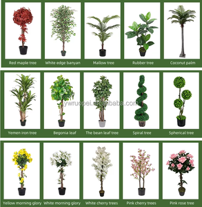 Alberi Artificiali in Vaso Ruopei, Piante Finte Realistiche Resistenti ai Raggi UV ed Ecologiche per Decorazione - Product Image 3