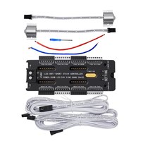 Contrôleur d'escalier ES32 avec protection contre les courts-circuits, capteur PIR, variateur de bande LED 32 canaux 5V 24V, contrôleur d'éclairage d'escalier intérieur