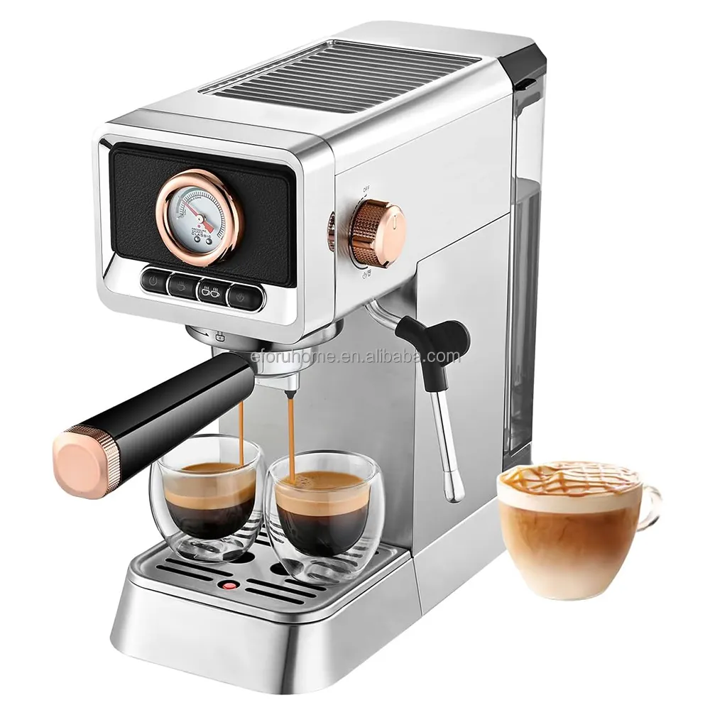 Máquina de café expresso italiana multifuncional de alta qualidade 20bar Máquina de café expresso doméstica