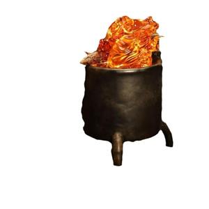 La bella statua in resina di luce notturna Casifa della fiamma 3D di Witt un regalo per gli amanti degli anime e del gioco per gli ornamenti in resina trasparente che si illuminano di notte - Product Image 6