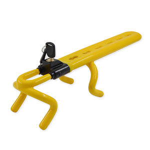 Serrure <span class=keywords><strong>antivol</strong></span> de véhicule Pince à longueur réglable Double crochet <span class=keywords><strong>Barre</strong></span> de verrouillage du volant - Product Image 1