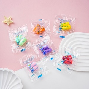 Bouchons d'oreilles en silicone, type balle, réduction du bruit 32 NRR, pour la natation et la protection du sommeil, orange, vert, rose, jaune - Product Image 2