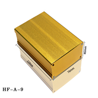 Carcasa pcb de 38x88mm, caja electrónica de aleación de aluminio, carcasa extruida de aluminio personalizada de montaje en pared