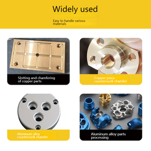 Côn cuối nhà máy 6mm vonfram rắn cacbua cuối nhà máy Bóng Mũi Bộ định tuyến bit CNC côn kim loại phay cắt 2 Sáo giảm dần - Product Image 3