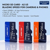 Tarjeta de Memoria Micro TF OEM ODM al por Mayor para Cámara DSLR, Videocámara, Vlog, Video 4K, Clase 10 U3, 32GB, 64GB, 128GB