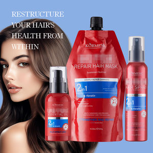 Sérum capillaire KORMESIC 100ml, huile multi-effets nourrissante et réparatrice, soin capillaire pour des cheveux soyeux et lisses, huile essentielle à la kératine. - Product Image 2