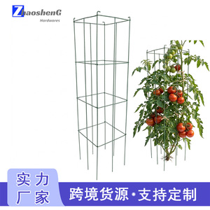 <b>Tomato</b> Climbing Trellis Square Green Iron Plant <b>Support</b> For Vegetable Garden Easily Assembled - Product Image 4