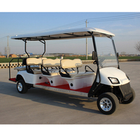 Voiturette de golf électrique 4 places avec batterie au lithium 60V, design élégant, véhicule utilitaire pour le transport lors d'événements et mariages