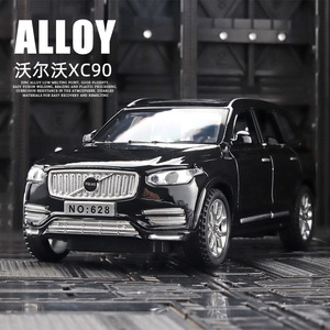Diecast 1:32 <span class=keywords><strong>Volvo</strong></span> XC90 modelo de coche de aleación sonido y luz retroceso 6 Puerta Abierta simulación decoración pantalla modelo Coche - Product Image 2