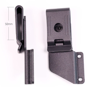 คลิปห่วงแบบเข็มขัดออกแบบประกอบด้านข้างพร้อมสกรูชิคาโกหมุนได้360องศาสำหรับปลอกมีด <span class=keywords><strong>kydex</strong></span> ซองหนังแบบทำมือ - Product Image 3