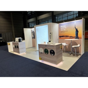 Exhibición Comercial Personalizada <span class=keywords><strong>de</strong></span> 10x20 pies, Diseño <span class=keywords><strong>de</strong></span> Alta Gama, Tecnología para Alimentos, Medicina y Fitness, Madera Contrachapada, Sublimación <span class=keywords><strong>de</strong></span> Tinta, Reutilizable, Resistente al Fuego - Product Image 4