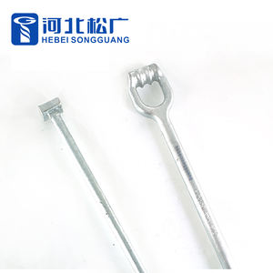 ראש נמר ישר מגולוון ישר עין מוט עוגן עין מוט עוגן עבור חוט בחור חוט - Product Image 2