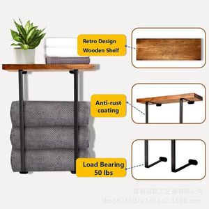 Wall Mounted Bathroom <b>Towel</b> Rack 3 Bars <b>Extra</b> <b>Large</b> Storage Shelf Organizer For Bedroom And Bathroom - Product Image 2