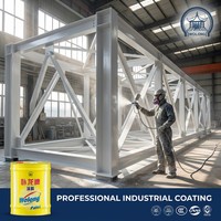 Wolong Peinture Liquide Alkyde de Finition Séchage Rapide 70 Brillance Résine Modifiée Pulvérisation Rapide Ligne d'Assemblage Séchage en 1H Surface Sèche Acier Extérieur