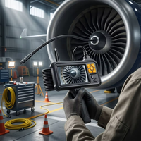 Nouvel Endoscope Industriel Portable Personnalisable avec Écran de 4,3 Pouces, Étanche, Rigide 8,5 mm, 1 m, Caméra d'Inspection HD 1080P