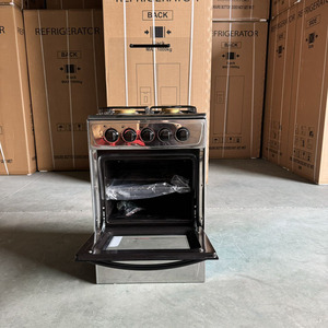Cocina independiente <span class=keywords><strong>4</strong></span> cabezales Horno de acero inoxidable Gama de <span class=keywords><strong>gas</strong></span> de Encendido automático comercial - Product Image 3