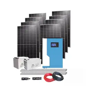 Off Grid Solar Complete Set 15kw Hybride Zonne-Energie Systeem 15 Kw Zonne-Energie Systeem Voor Thuis