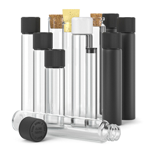 Trẻ Em Chịu Mài Mòn Bao Bì Frosted Nhỏ Hổ Phách Màu Đen 3.5 Vuông Lọ Thủy Tinh Ống Kẹo Thủy Tinh Tập Trung <span class=keywords><strong>Jar</strong></span> Với Tre Gỗ Có Nắp Đậy - Product Image 3