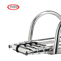 Échelle de bateau FOYO de haute qualité en acier inoxydable, échelle télescopique pour yacht, échelle de quai, escalier marin pour bateau/yacht
