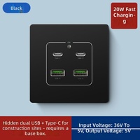 Prise murale électrique de haute qualité avec port USB, prise électrique USB