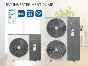 Inversor de CC de 10KW, bomba de calor de aire a agua, calentador de agua, monobloque