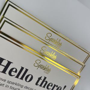 Low MOQ manufacturer wholesale custom size custom paper card printing - Product Image 5