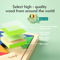 Jouets éducatifs Montessori en bois pour enfants de 3 à 5 ans, puzzle Tangram, jeu de réflexion