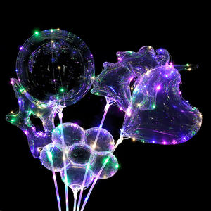 Ballons à led de 24 pouces, lampes pour noël, mariage, décoration, clignotantes, bon marché, style bobo, pièces - Product Image 2