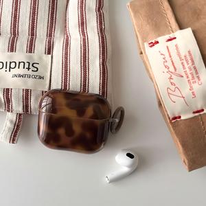 เคสป้องกันสำหรับ AirPods รุ่นที่ 4 ลายเสือดาวสีเหลืองอำพัน ใหม่ สำหรับ AirPods Pro 3 เคสแบบนิ่มสำหรับหูฟังไร้สาย Pro 3 - Product Image 2