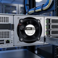 JEEK 4028 40x40x28mm 12V 0,53A 11000 U/min Mikro-Serverlüfter aus Kunststoff für 1U-Rack- und Telekommunikationsgeräte-Kühlung