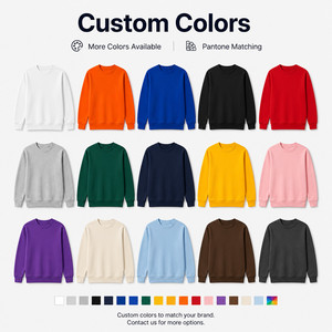 Sudadera Personalizada con Logotipo para Hombre, Cuello Redondo, Unisex, al por Mayor, Estilo Urbano Premium, Sudadera de Forro Polar, 100% Poliéster, Otoño, Tallas S-4XL - Product Image 3