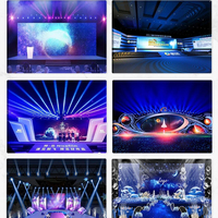 Pantalla LED de Alquiler para Exteriores, de Aluminio Fundido a Presión, Conexión Rígida, Impermeable, para Escenarios y Conciertos, Amplio Ángulo de Visión, Empalme sin Costuras