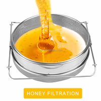 Honey Keeper 9-teiliges Imkerei-Zubehör-Set, Honigfilter, Rahmenklemme und Honigauslauf-Kombination