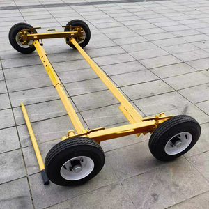 Chariot de remorquage de haute qualité pour véhicules, avec roues auxiliaires, pour déplacement de voitures et outils automobiles - Product Image 3