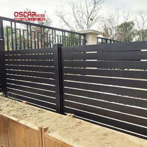 Barrières décoratives protectrices en aluminium légères et portables pour jardin, patio, balcon, clôtures en aluminium - Product Image 1