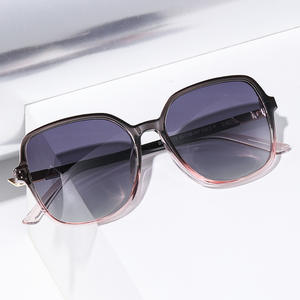 Gafas de sol Prina con montura cuadrada para mujer, protección UV400, lentes TR negras, lentes TAC, parasoles para conducir al aire libre - Product Image 5