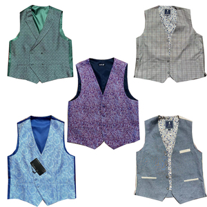<span class=keywords><strong>Gilet</strong></span> da uomo <span class=keywords><strong>nero</strong></span> in jacquard casual Keer per abito o <span class=keywords><strong>smoking</strong></span> - Product Image 5