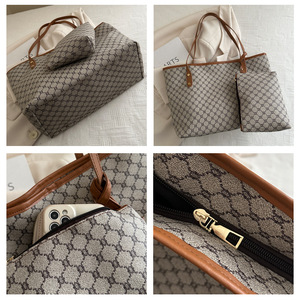 <span class=keywords><strong>Borse</strong></span> Grandi da <span class=keywords><strong>Donna</strong></span> in Pelle e Borsa a Mano di Lusso Firmata di Grande Capacità con Monogramma Borsa Tote a Manico Superiore Borsa <span class=keywords><strong>Shopper</strong></span> Composita SENZA MARCHIO - Product Image 3