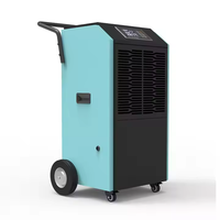 Déshumidificateur haute capacité 90L/D avec contrôle automatique de l'humidité pour usage domestique et commercial
