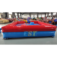 Arène de Justage Gonflable pour Fête Jeu de Combat Commercial Gladiateur Jeu de Justage Gladiateur Terrain de Justage pour Enfants et Adultes