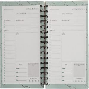 Carnet <span class=keywords><strong>de</strong></span> planification quotidienne A5 non daté à spirale – Fournitures scolaires et <span class=keywords><strong>de</strong></span> bureau – Organise les tâches – Améliore la productivité au travail – <span class=keywords><strong>Liste</strong></span> <span class=keywords><strong>de</strong></span> tâches - Product Image 4