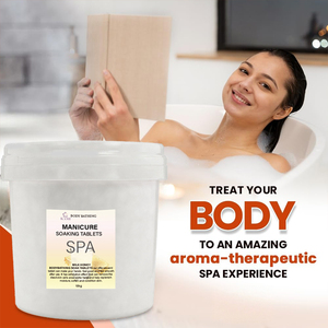 Comprimés effervescents à dissolution rapide aux herbes pour bain de pieds, soin spa manucure pédicure, soin des ongles rafraîchissant pour salon et usage domestique - Product Image 4